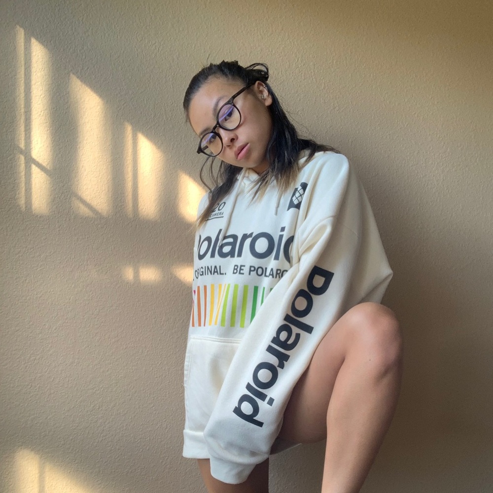Polaroid Over-size Hoodie